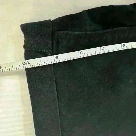 Wax Jean Butt, I love you black stretch jeans shorts double button size … - Picture 6 of 7